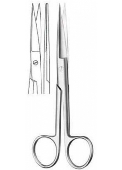 13-122 Operating Scissors 14cm Str./Str.